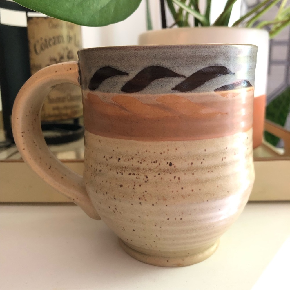 Vintage EARTHART by Artables Canada Handmade Coffee Mug | Signed Debra Durrer